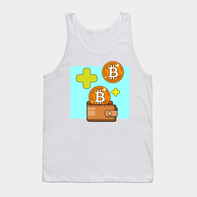 bitcoin investment wallet Tank Top by Akman